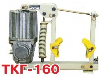 Тормоз колодочный ТКГ-160 с гидротолкателем ТЭ-30 - Официальный сайт компании «ЮгоМаш»