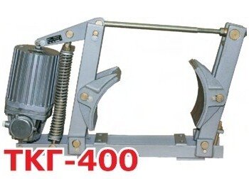 Тормоз колодочный ТКГ-400 с гидротолкателем ТЭ-80 - Официальный сайт компании «ЮгоМаш»